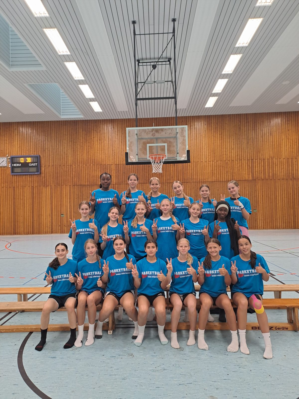 Teilnehmerinnen des BBW-Sommercamps in Steinbach